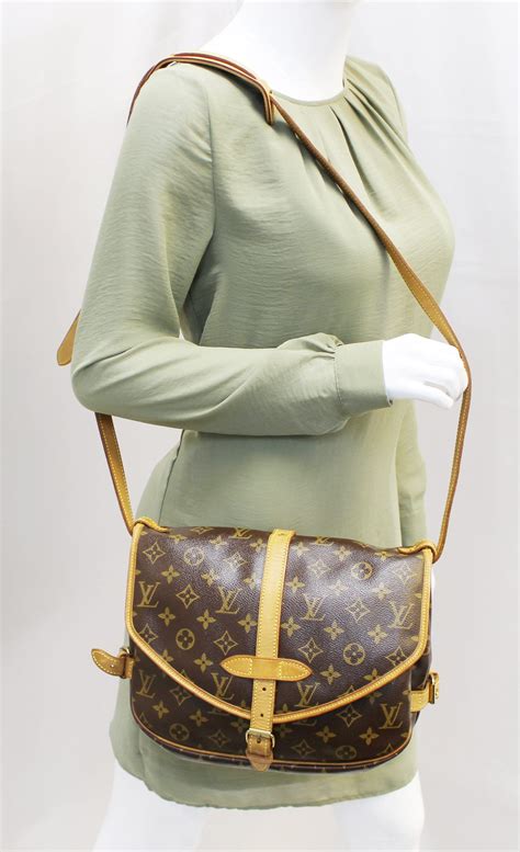 lv saumur bag 30|LOUIS VUITTON Monogram Saumur 30 1344618 .